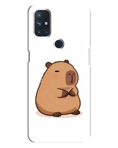 Чехол для OnePlus Nord N100 с картинкой «Толстенькая капибара»