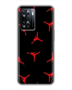 Чехол для OnePlus Nord N20 SE с картинкой «Jordan Red Pattern» Чехол для OnePlus Nord N20 SE с картинкой «Jordan Red Pattern»