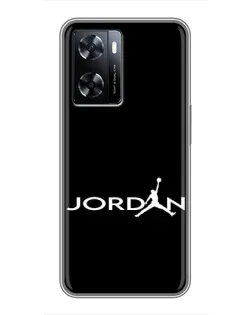 Чехол для OnePlus Nord N20 SE с картинкой «Jordan White Logo»