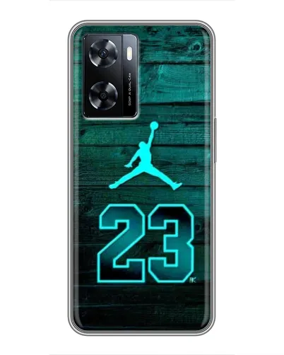 Чехол для OnePlus Nord N20 SE с картинкой «Jordan Cyan 23» Чехол для OnePlus Nord N20 SE с картинкой «Jordan Cyan 23»