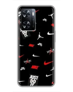 Чехол для OnePlus Nord N20 SE с картинкой «Nike Mix Pattern»