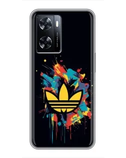 Чехол для OnePlus Nord N20 SE с картинкой «Adidas Splash» Чехол для OnePlus Nord N20 SE с картинкой «Adidas Splash»