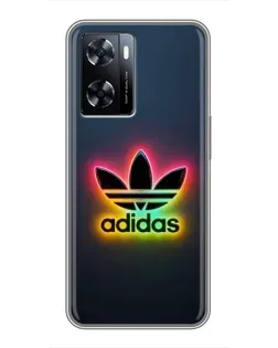 Чехол для OnePlus Nord N20 SE с картинкой «Неоновый Adidas»