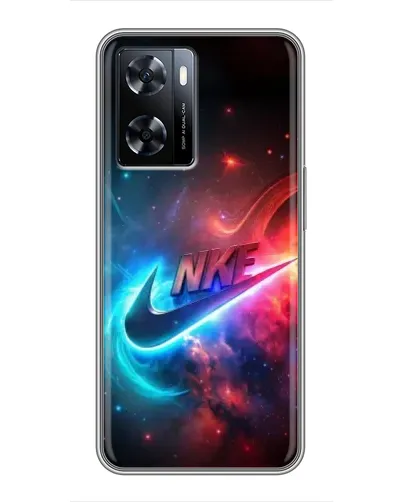 Чехол для OnePlus Nord N20 SE с картинкой «Огненный логотип Nike»