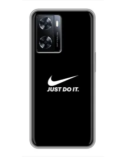 Чехол для OnePlus Nord N20 SE с картинкой «Минимализм от Nike»