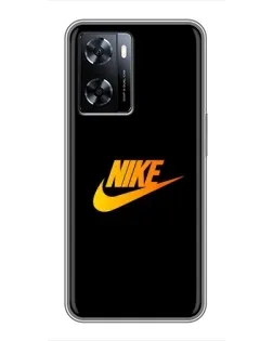 Чехол для OnePlus Nord N20 SE с картинкой «Золотой логотип Nike»