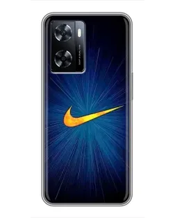 Чохол для OnePlus Nord N20 SE з картинкою «Синій пульс Nike»