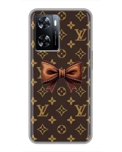 Чехол для OnePlus Nord N20 SE с картинкой «LV с бантом»