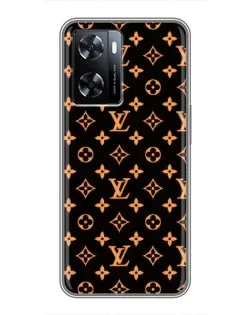 Чехол для OnePlus Nord N20 SE с картинкой «Золотая монограмма LV»