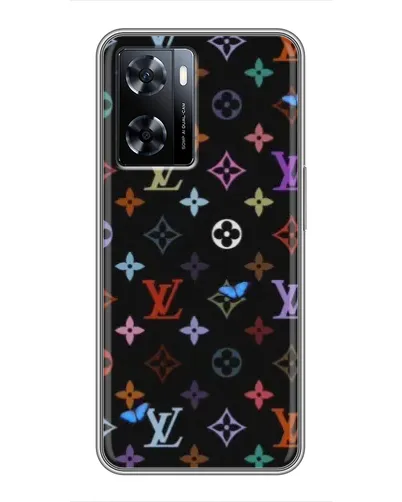 Чехол для OnePlus Nord N20 SE с картинкой «Цветная монограмма LV» Чехол для OnePlus Nord N20 SE с картинкой «Цветная монограмма LV»