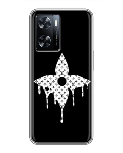 Чехол для OnePlus Nord N20 SE с картинкой «Цветочная монограмма» Чехол для OnePlus Nord N20 SE с картинкой «Цветочная монограмма»