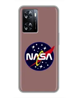Чехол для OnePlus Nord N20 SE с картинкой «NASA — ретро космос»