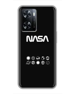 Чехол для OnePlus Nord N20 SE с картинкой «NASA — технический принт»