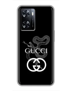 Чехол для OnePlus Nord N20 SE с картинкой «Gucci — серебряная змея»