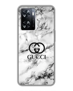 Чехол для OnePlus Nord N20 SE с картинкой «Gucci — мраморный шик»
