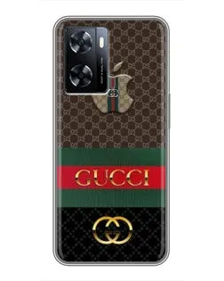 Чехол для OnePlus Nord N20 SE с картинкой «Gucci — брендированный десерт»