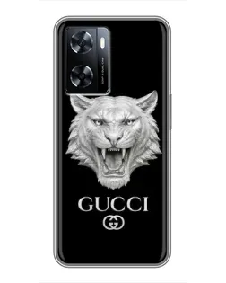 Чохол для OnePlus Nord N20 SE з картинкою «Gucci — срібний лев» Чохол для OnePlus Nord N20 SE з картинкою «Gucci — срібний лев»