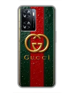 Чохол для OnePlus Nord N20 SE з картинкою «Gucci — фірмова смуга та золото» Чохол для OnePlus Nord N20 SE з картинкою «Gucci — фірмова смуга та золото»