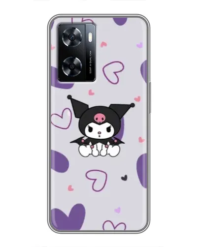 Чехол для OnePlus Nord N20 SE с картинкой «Kuromi и лавандовые сердца»