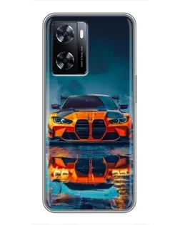 Чехол для OnePlus Nord N20 SE с картинкой «BMW — золотая эмблема»