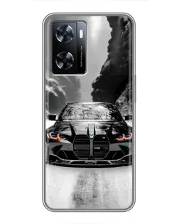 Чехол для OnePlus Nord N20 SE с картинкой «BMW — акварельный дрифт»