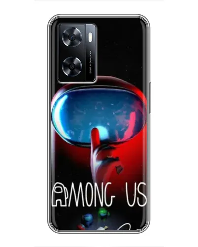 Чехол для OnePlus Nord N20 SE с картинкой «Красный импостер — макро» Чехол для OnePlus Nord N20 SE с картинкой «Красный импостер — макро»