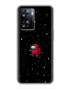 Чехол для OnePlus Nord N20 SE с картинкой «Красный Among Us»