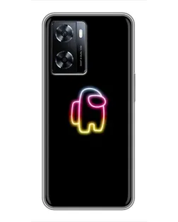Чехол для OnePlus Nord N20 SE с картинкой «Among Us градиент»