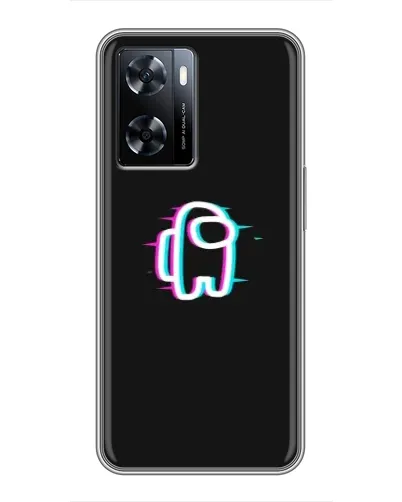 Чехол для OnePlus Nord N20 SE с картинкой «Among Us неон» Чехол для OnePlus Nord N20 SE с картинкой «Among Us неон»
