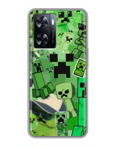 Чехол для OnePlus Nord N20 SE с картинкой «Криперы Minecraft» Чехол для OnePlus Nord N20 SE с картинкой «Криперы Minecraft»
