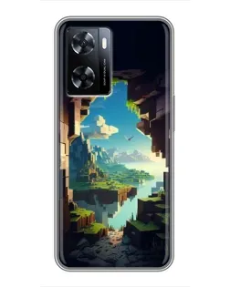 Чехол для OnePlus Nord N20 SE с картинкой «Вид из пещеры»