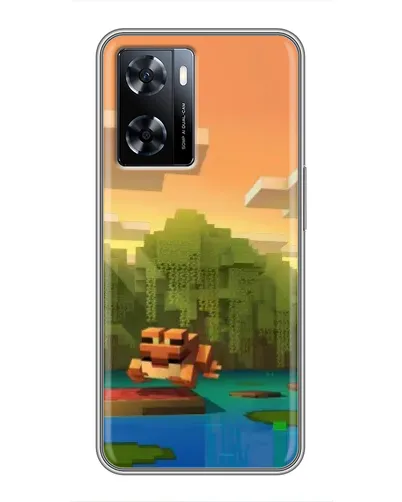 Чехол для OnePlus Nord N20 SE с картинкой «Майнкрафт закат солнца» Чехол для OnePlus Nord N20 SE с картинкой «Майнкрафт закат солнца»