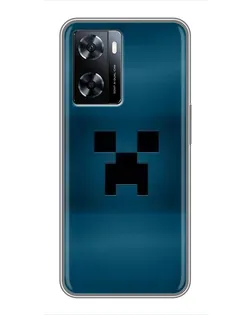 Чехол для OnePlus Nord N20 SE с картинкой «Крипер текстура»