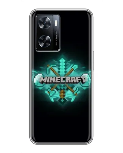 Чехол для OnePlus Nord N20 SE с картинкой «Minecraft Diamond лого» Чехол для OnePlus Nord N20 SE с картинкой «Minecraft Diamond лого»