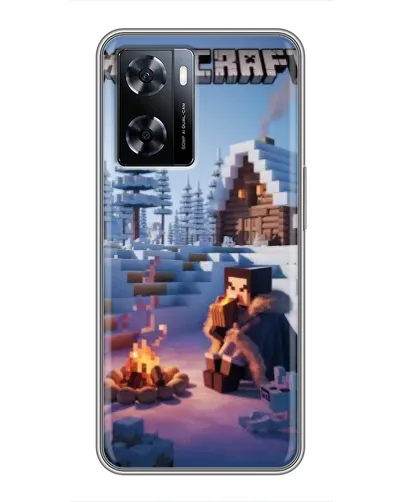 Чехол для OnePlus Nord N20 SE с картинкой «Зимний Minecraft» Чехол для OnePlus Nord N20 SE с картинкой «Зимний Minecraft»