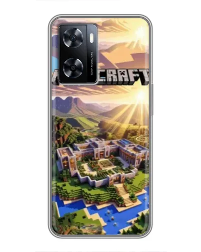 Чехол для OnePlus Nord N20 SE с картинкой «Minecraft панорама» Чехол для OnePlus Nord N20 SE с картинкой «Minecraft панорама»
