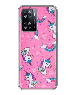 Чехол для OnePlus Nord N20 SE с картинкой «Unicorn паттерн розовый» Чехол для OnePlus Nord N20 SE с картинкой «Unicorn паттерн розовый»