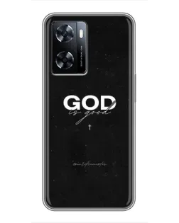 Чехол для OnePlus Nord N20 SE с картинкой «GOD — Бог над всем»