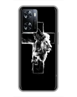 Чохол для OnePlus Nord N20 SE з картинкою «Сяючий хрест Jesus»