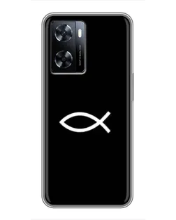 Чохол для OnePlus Nord N20 SE з картинкою «Символ риби Jesus»