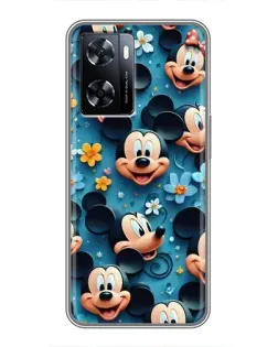Чехол для OnePlus Nord N20 SE с картинкой «Паттерн Микки и Минни»