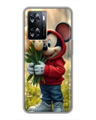 Чехол для OnePlus Nord N20 SE с картинкой «Микки с тюльпанами» Чехол для OnePlus Nord N20 SE с картинкой «Микки с тюльпанами»