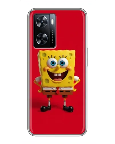 Чехол для OnePlus Nord N20 SE с картинкой «Спанч Боб на красном»