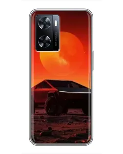 Чехол для OnePlus Nord N20 SE с картинкой «Cybertruck на Марсе» Чехол для OnePlus Nord N20 SE с картинкой «Cybertruck на Марсе»