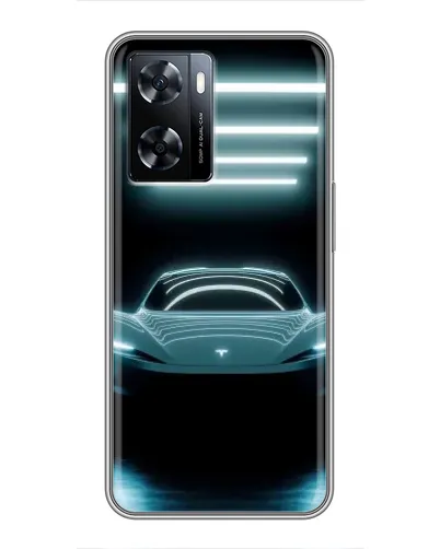 Чехол для OnePlus Nord N20 SE с картинкой «Tesla в неоне» Чехол для OnePlus Nord N20 SE с картинкой «Tesla в неоне»