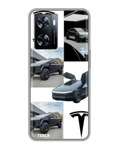 Чехол для OnePlus Nord N20 SE с картинкой «Коллаж Cybertruck Tesla» Чехол для OnePlus Nord N20 SE с картинкой «Коллаж Cybertruck Tesla»