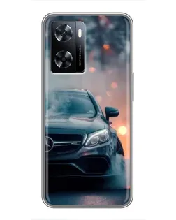 Чехол для OnePlus Nord N20 SE с картинкой «Mercedes — ночной город» Чехол для OnePlus Nord N20 SE с картинкой «Mercedes — ночной город»