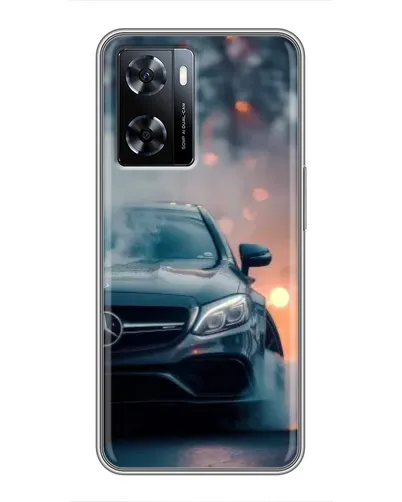 Чехол для OnePlus Nord N20 SE с картинкой «Mercedes — ночной город»