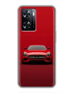 Чехол для OnePlus Nord N20 SE с картинкой «Красный Mercedes AMG»