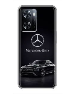 Чехол для OnePlus Nord N20 SE с картинкой «Mercedes — решетка радиатора»